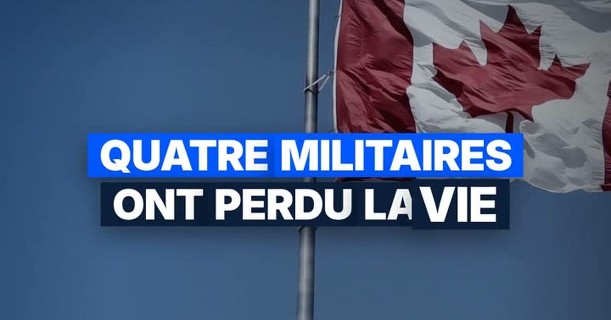 Drapeau du Canada en berne